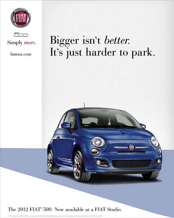 Fiat 500. Simply more.